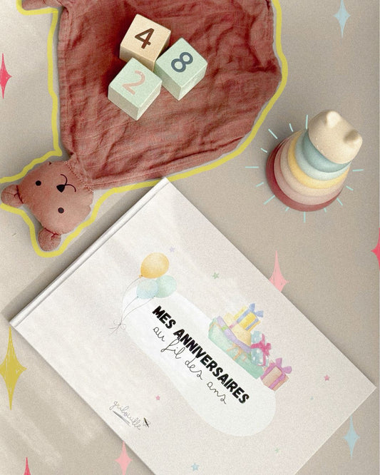 Album mes anniversaires au fil des ans