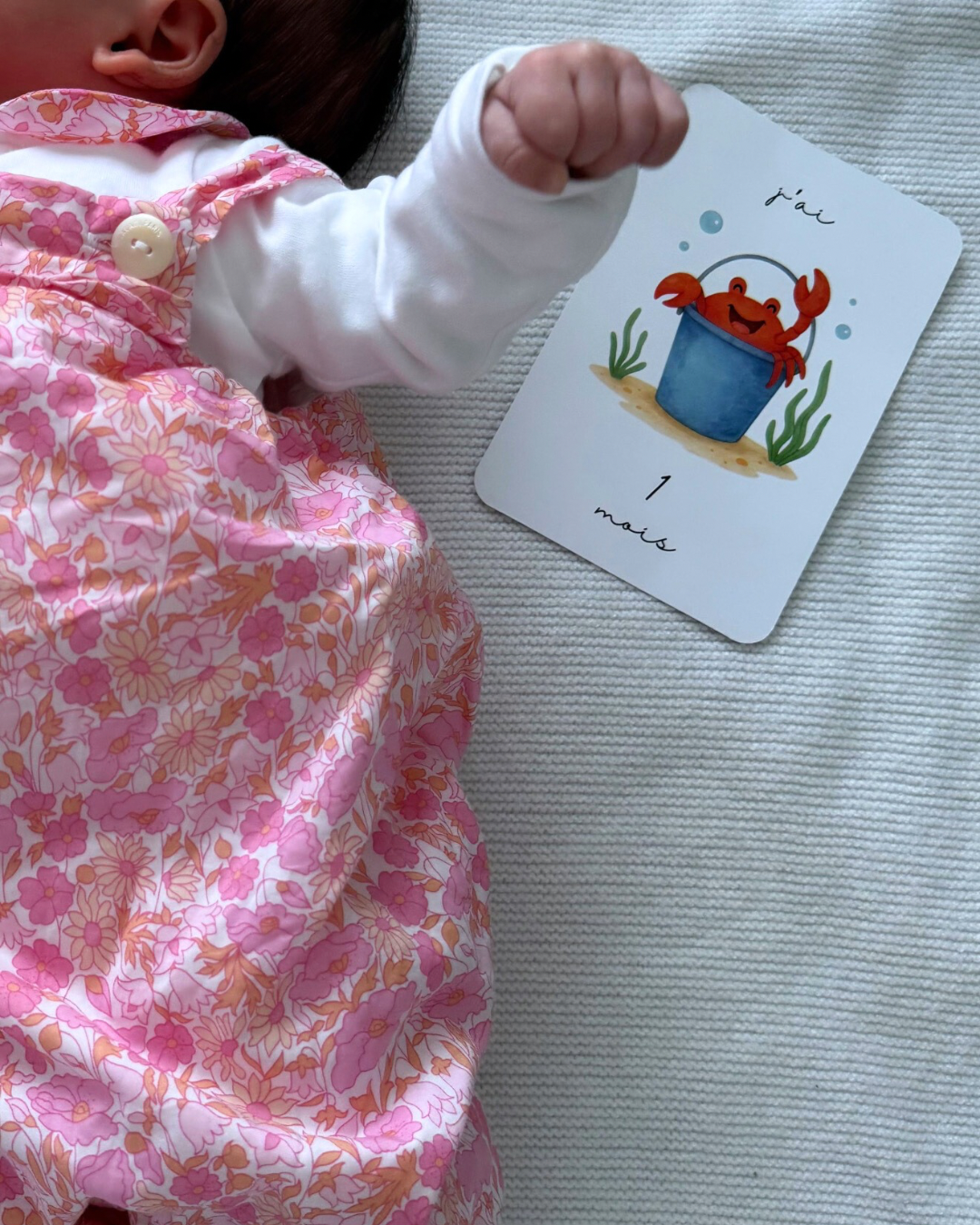 Cartes étapes - premiers mois de bébé