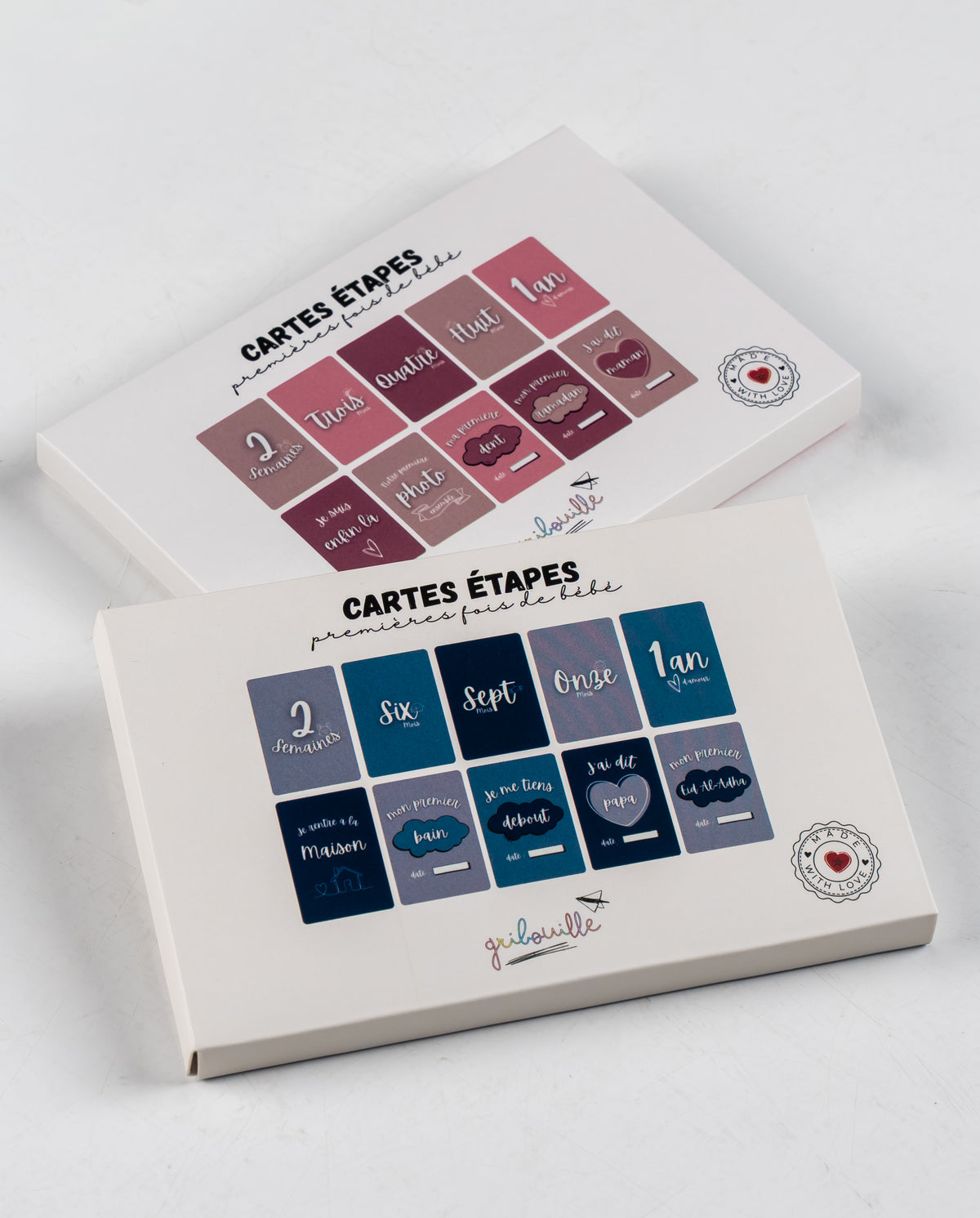 Cartes étapes - premières fois de bébé