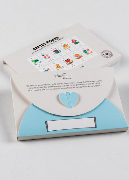Cartes étapes - premiers mois de bébé