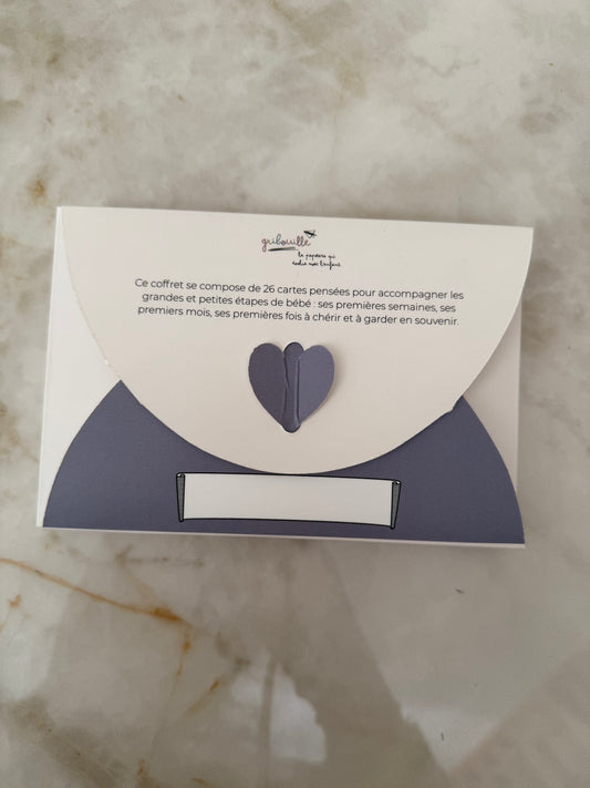 Cartes étapes - premières fois de bébé
