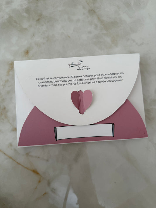 Cartes étapes - premières fois de bébé