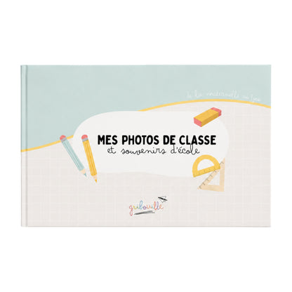 Album Mes photos de classe & souvenirs d'école Gribouille, couverture